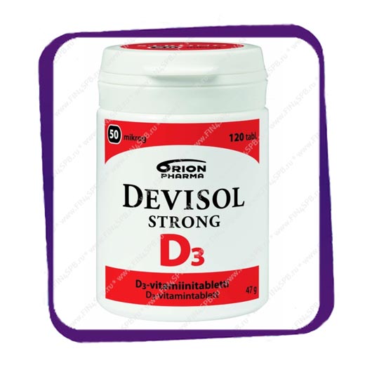 фото: Orion Pharma Devisol Strong 50 mikrog., 120 tabl.